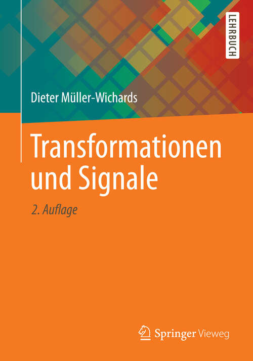 Book cover of Transformationen und Signale (2., überar. u. erw. Aufl. 2013)