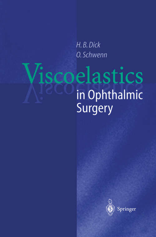 Book cover of Viscoelastics in Ophthalmic Surgery (2000)
