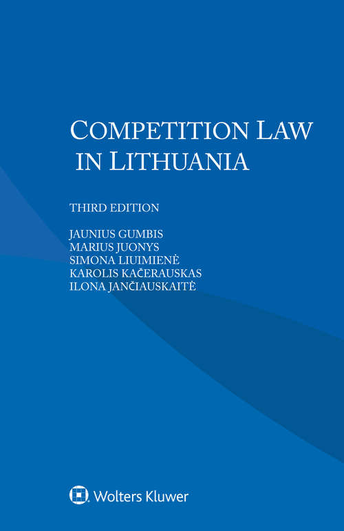 Book cover of Competition Law in Lithuania (3)