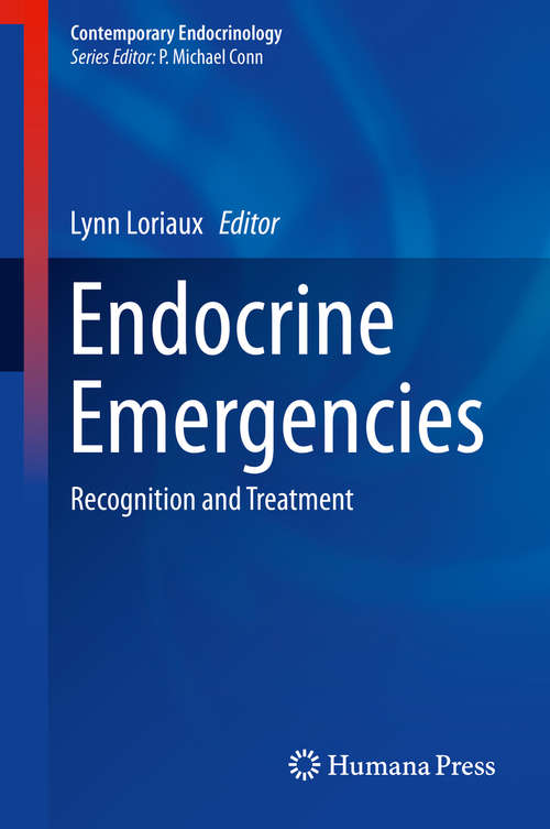 Book cover of Endocrine Emergencies: Recognition and Treatment (2014) (Contemporary Endocrinology #74)