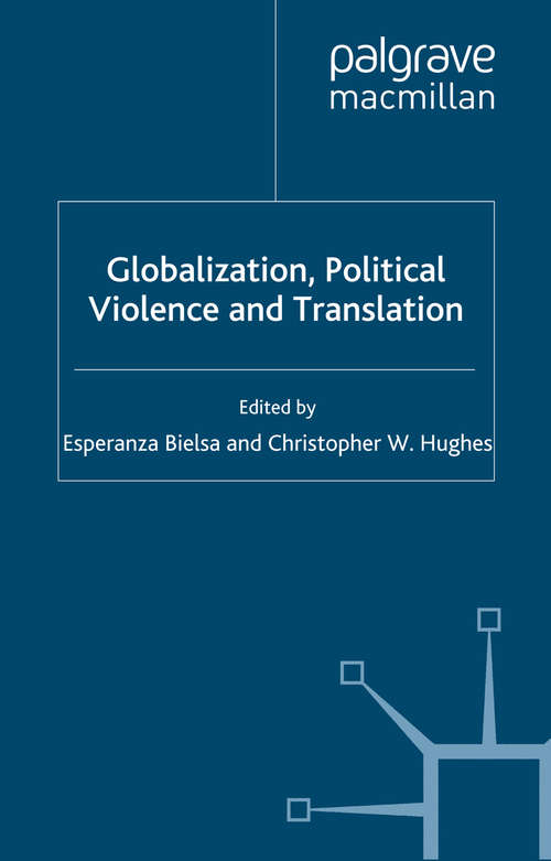 Book cover of Globalization, Political Violence and Translation (2009)