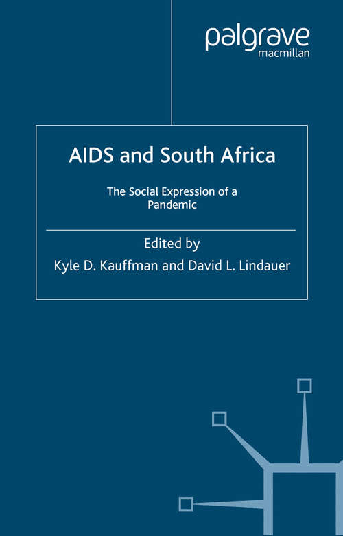 Book cover of AIDS and South Africa: The Social Expression of a Pandemic (2004)