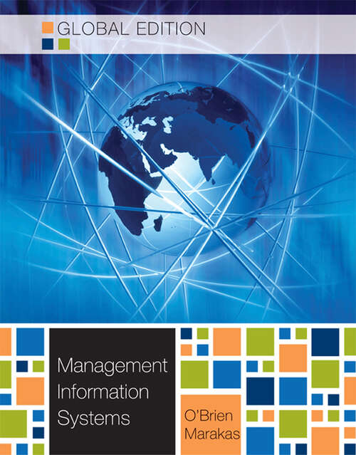 Book cover of EBOOK: Management Information Systems - Global edition (UK Higher Education  Business MIS)