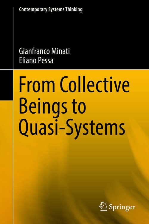 Book cover of From Collective Beings to Quasi-Systems (Contemporary Systems Thinking)