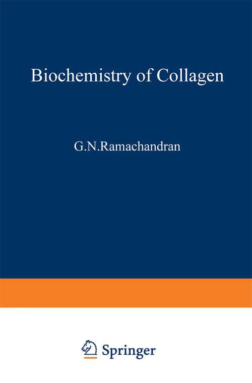 Book cover of Biochemistry of Collagen (1976)