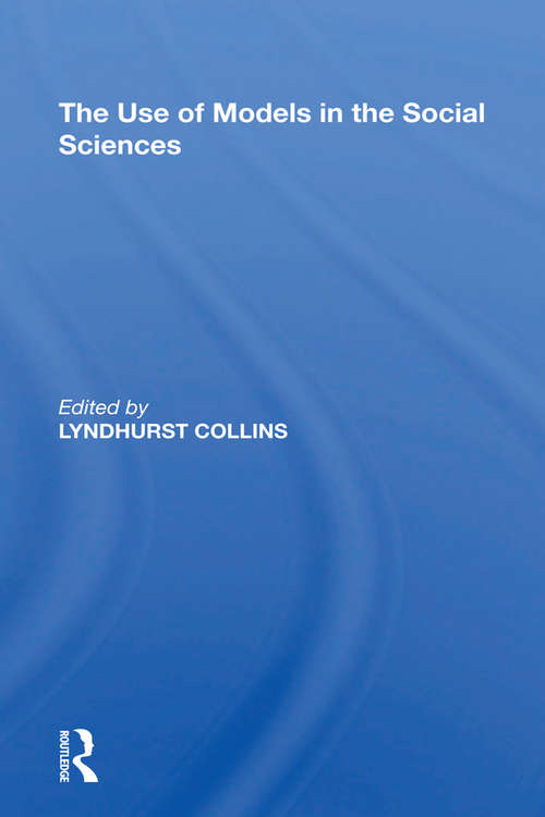 Book cover of Use Of Models Soc Science