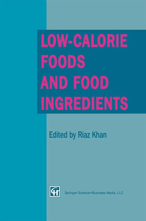 Book cover of Low-Calorie Foods and Food Ingredients (1993)