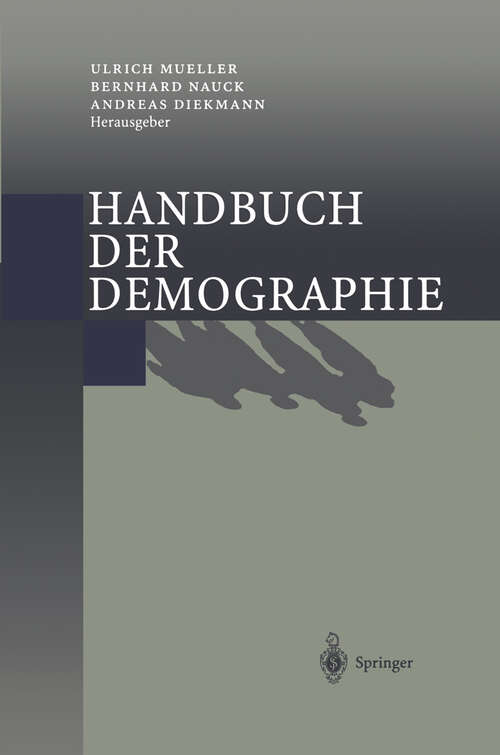 Book cover of Handbuch der Demographie 2: Anwendungen (2000)