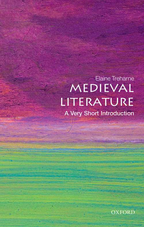 Book cover of Medieval Literature: A Very Short Introduction (Very Short Introductions)