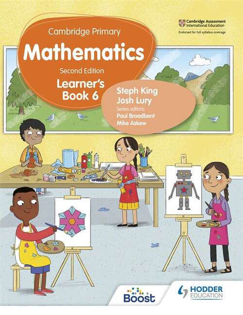 Book cover of Cambridge Primary Mathematics Learner’s Book 6 Second Edition