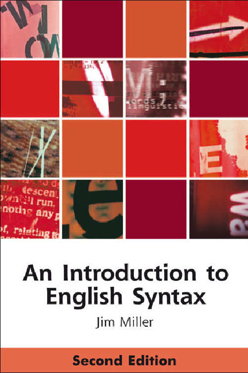 Book cover of An Introduction to English Syntax (Edinburgh Textbooks on the English Language)