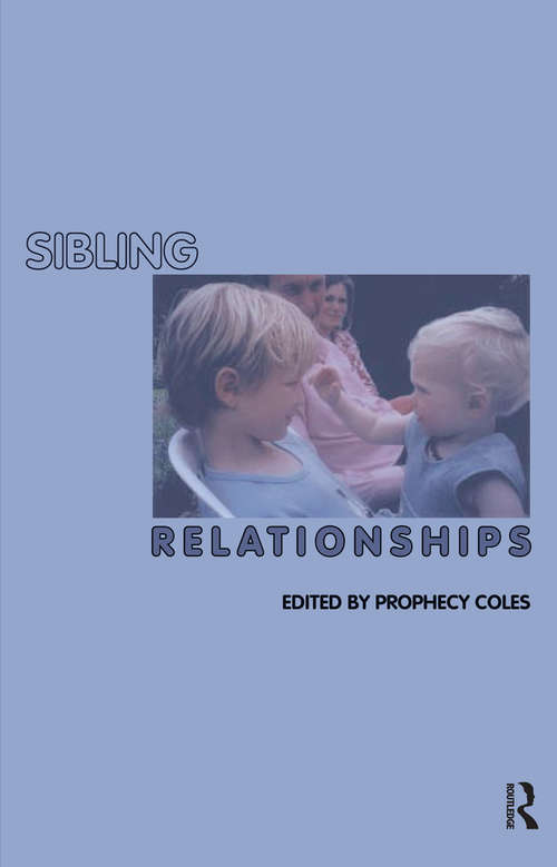 Book cover of Sibling Relationships