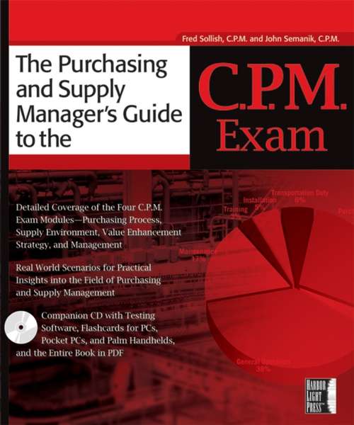 Book cover of The Purchasing and Supply Manager's Guide to the C.P.M. Exam