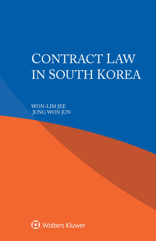 Book cover of Contract Law in South Korea