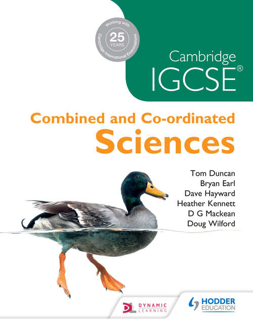 Book cover of Cambridge IGCSE Combined and Co-ordinated Sciences (PDF)