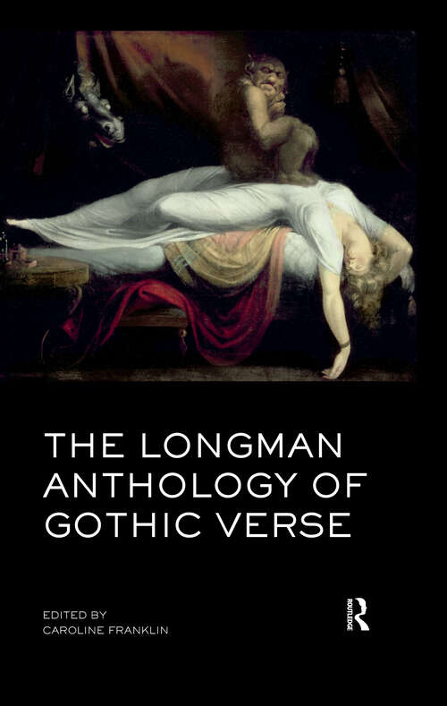 Book cover of The Longman Anthology of Gothic Verse