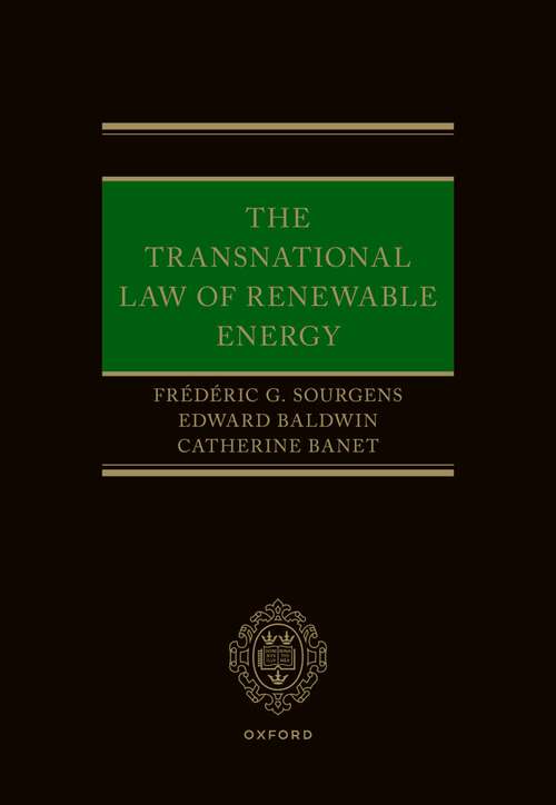 Book cover of The Transnational Law of Renewable Energy