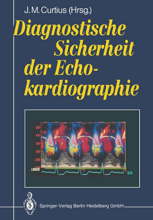 Book cover of Diagnostische Sicherheit der Echokardiographie (1990)