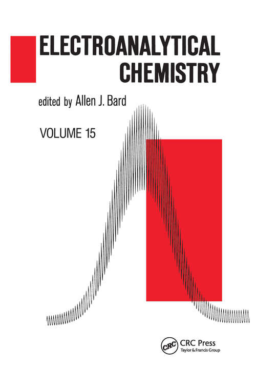 Book cover of Electroanalytical Chemistry: A Series of Advances: Volume 15