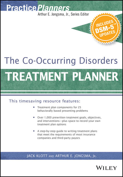 Book cover of The Co-Occurring Disorders Treatment Planner, with DSM-5 Updates (4) (PracticePlanners)