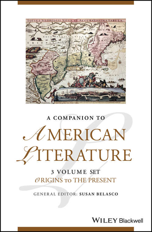 Book cover of A Companion to American Literature (Blackwell Companions to Literature and Culture)