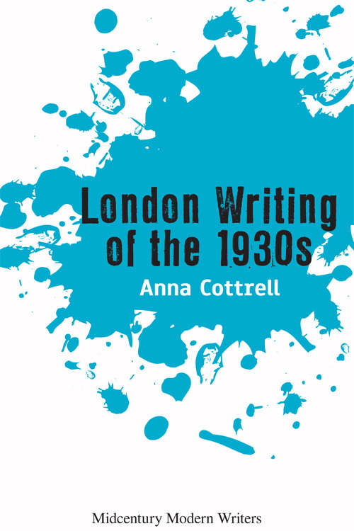 Book cover of London Writing of the 1930s