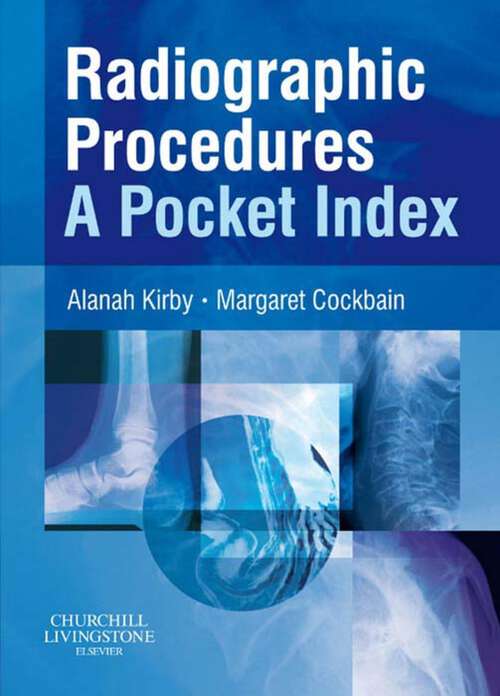 Book cover of Radiographic Procedures: Radiographic Procedures: A Pocket Index E-Book