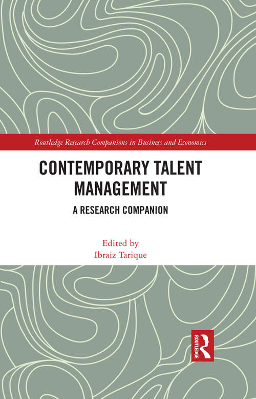 Book cover of Contemporary Talent Management: A Research Companion (Routledge Research Companions in Business and Economics)