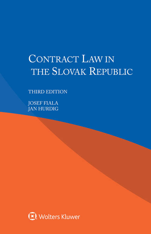 Book cover of Contract Law in the Slovak Republic (3)