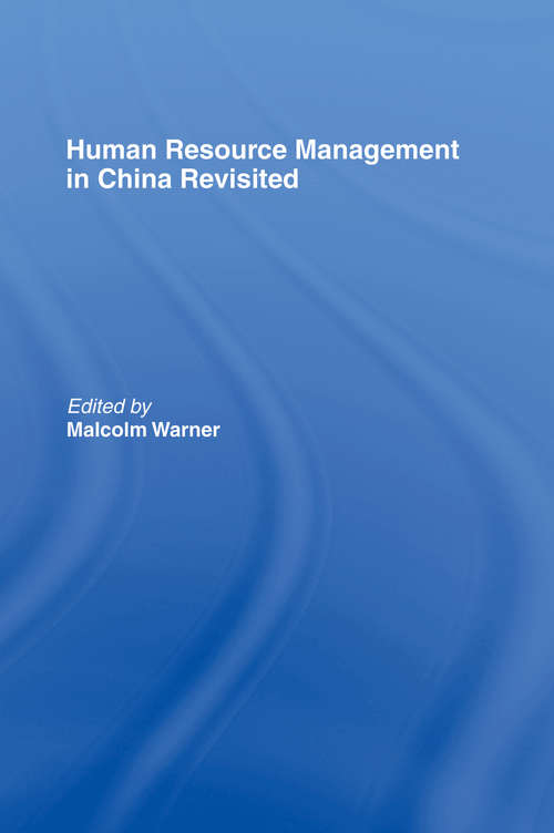 Book cover of Human Resource Management in China Revisited