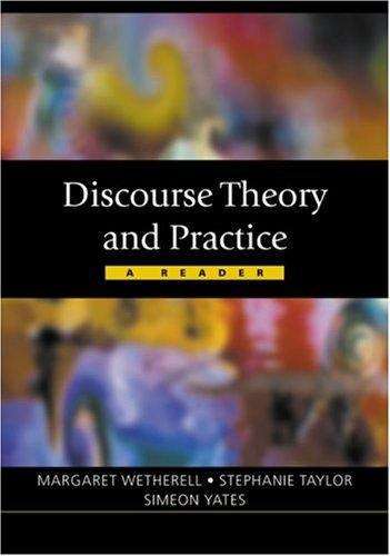 Book cover of Discourse Theory And Practice: A Reader (PDF)