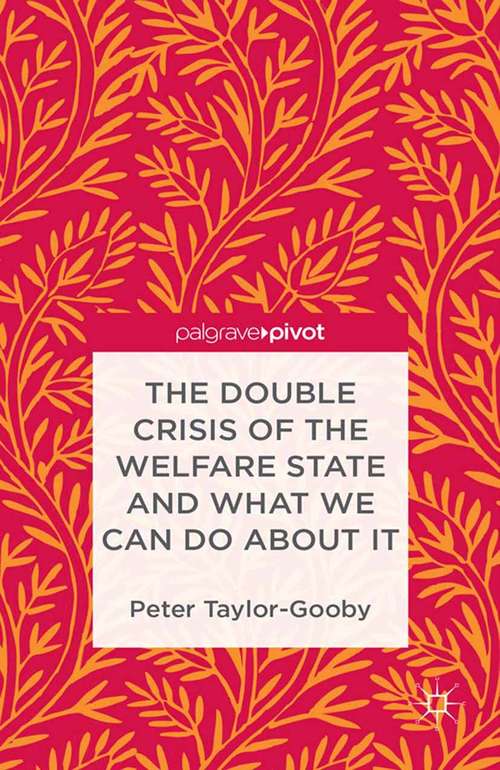 Book cover of The Double Crisis of the Welfare State and What We Can Do About It (2013)
