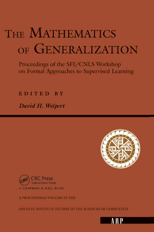 Book cover of The Mathematics Of Generalization