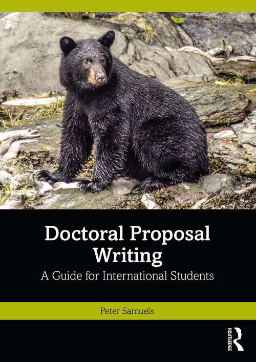 Book cover of Doctoral Proposal Writing: A Guide for International Students