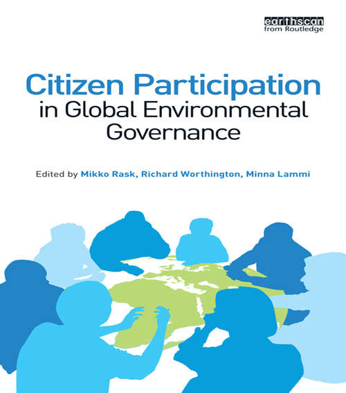 Book cover of Citizen Participation in Global Environmental Governance