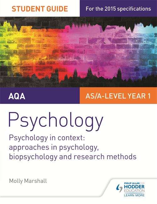 Book cover of AQA Psychology Student Guide 2: Approaches in Psychology, Biopsychology and Research Methods (PDF)