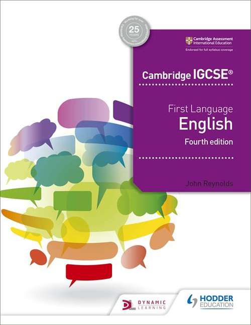 Book cover of Cambridge IGCSE First Language English 4th edition