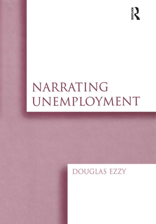 Book cover of Narrating Unemployment