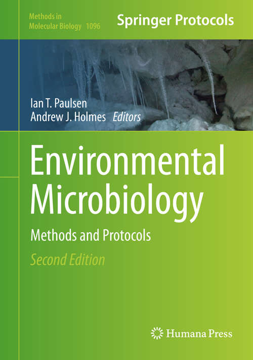 Book cover of Environmental Microbiology: Methods and Protocols (2nd ed. 2014) (Methods in Molecular Biology #1096)