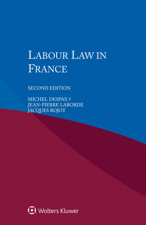 Book cover of Labour Law in France (2)