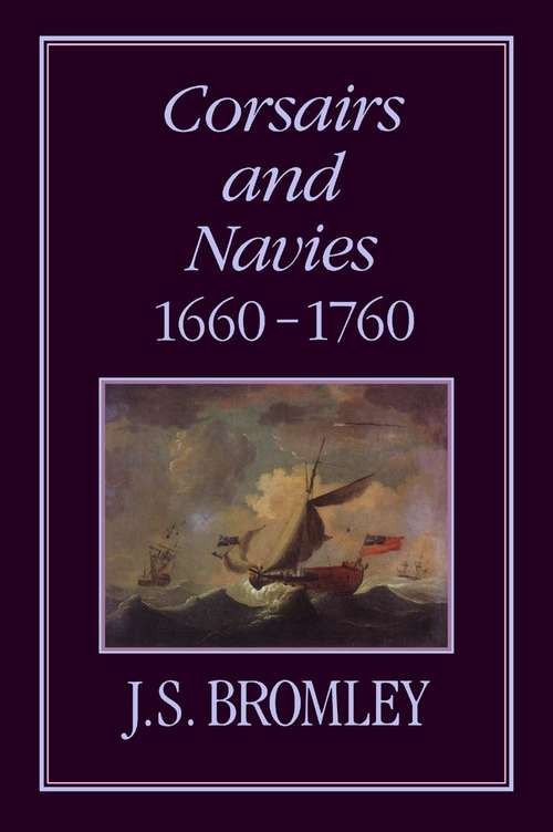 Book cover of Corsairs and Navies, 1600-1760