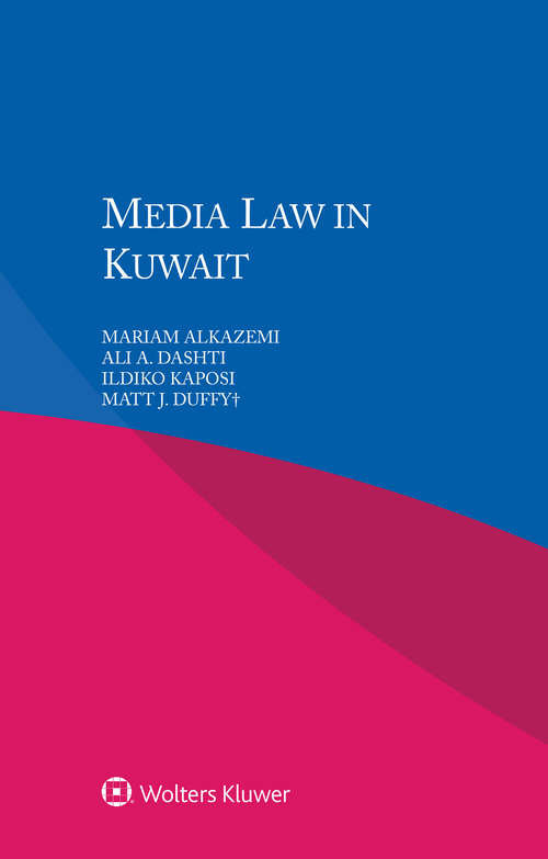 Book cover of Media Law in Kuwait