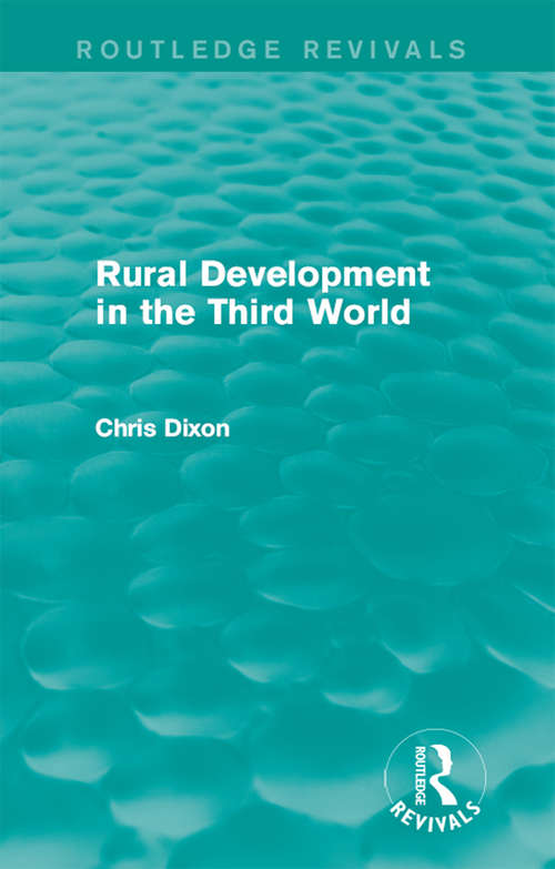 Book cover of Rural Development in the Third World (Routledge Revivals)