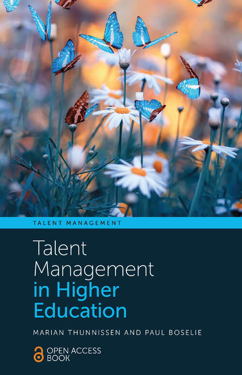 Book cover of Talent Management in Higher Education (Talent Management)
