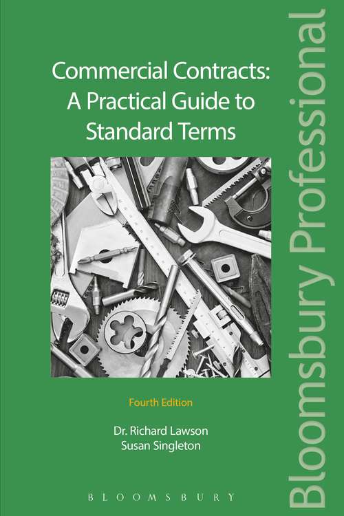 Book cover of Commercial Contracts: A Practical Guide To Standard Terms