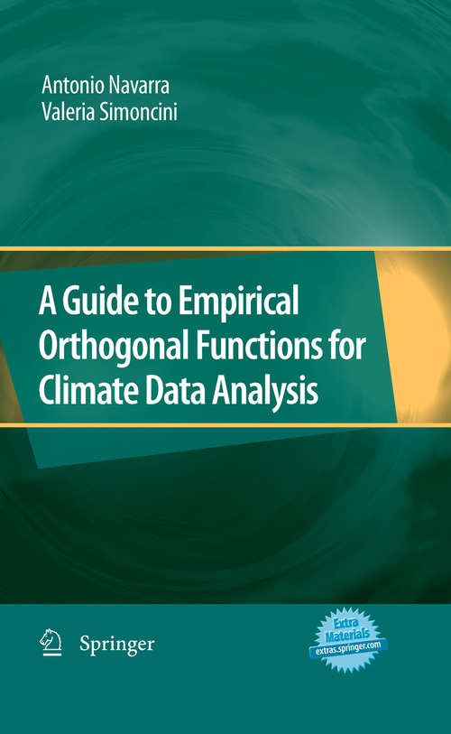 Book cover of A Guide to Empirical Orthogonal Functions for Climate Data Analysis (2010)