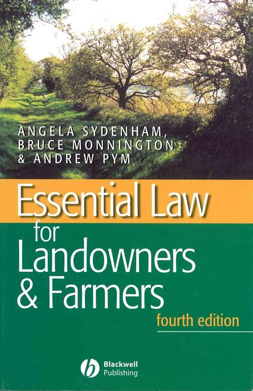 Book cover of Essential Law for Landowners and Farmers (4)