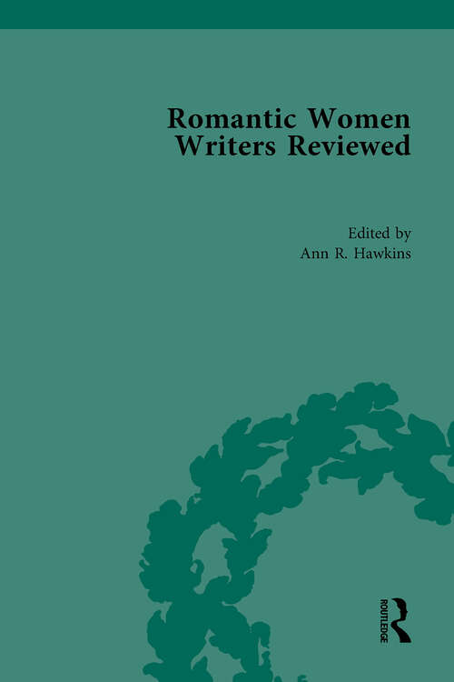 Book cover of Romantic Women Writers Reviewed, Part III