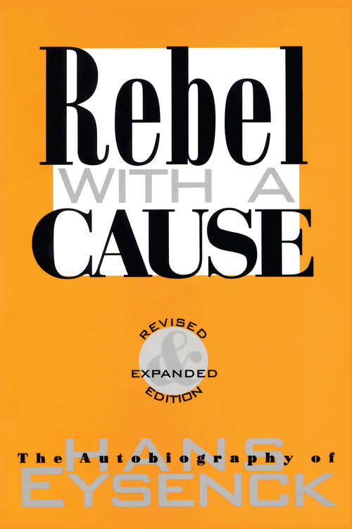 Book cover of Rebel with a Cause (2)