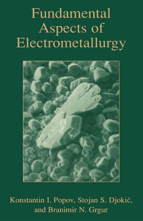 Book cover of Fundamental Aspects of Electrometallurgy (2002)